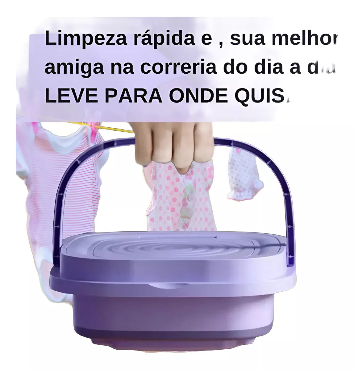 Mini Máquina de Lavar - Lava & Centrifuga 110-220V