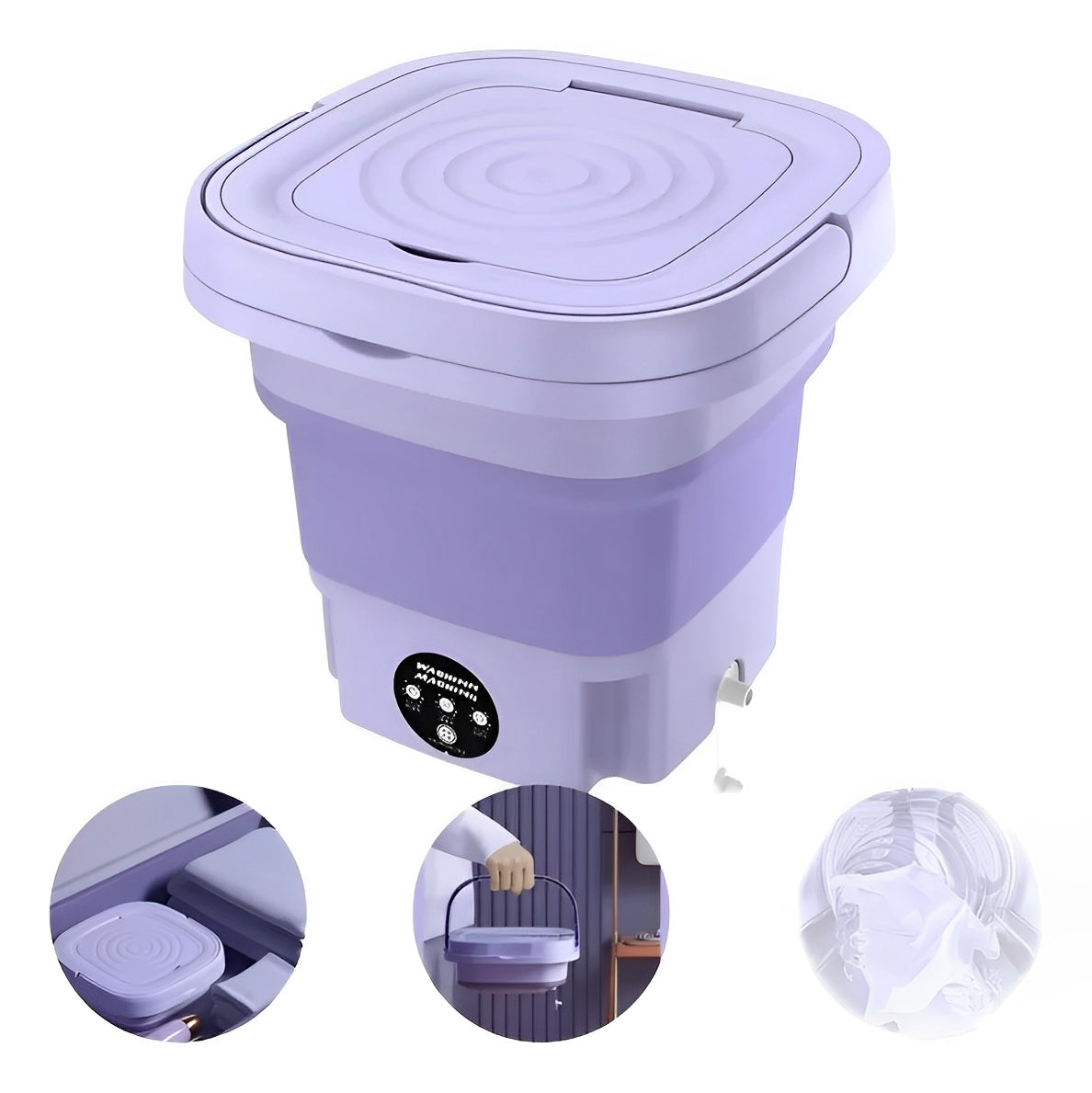 Mini Máquina de Lavar - Lava & Centrifuga 110-220V