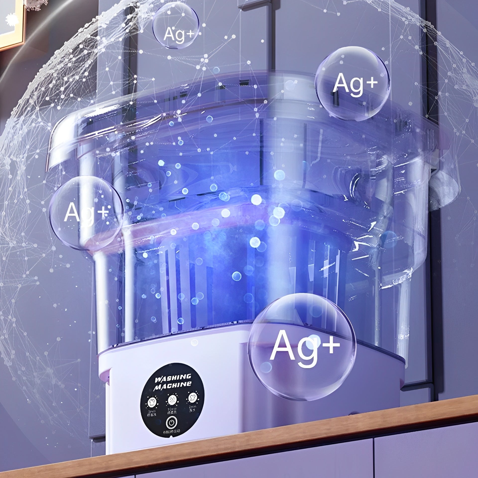 Mini Máquina de Lavar - Lava & Centrifuga 110-220V