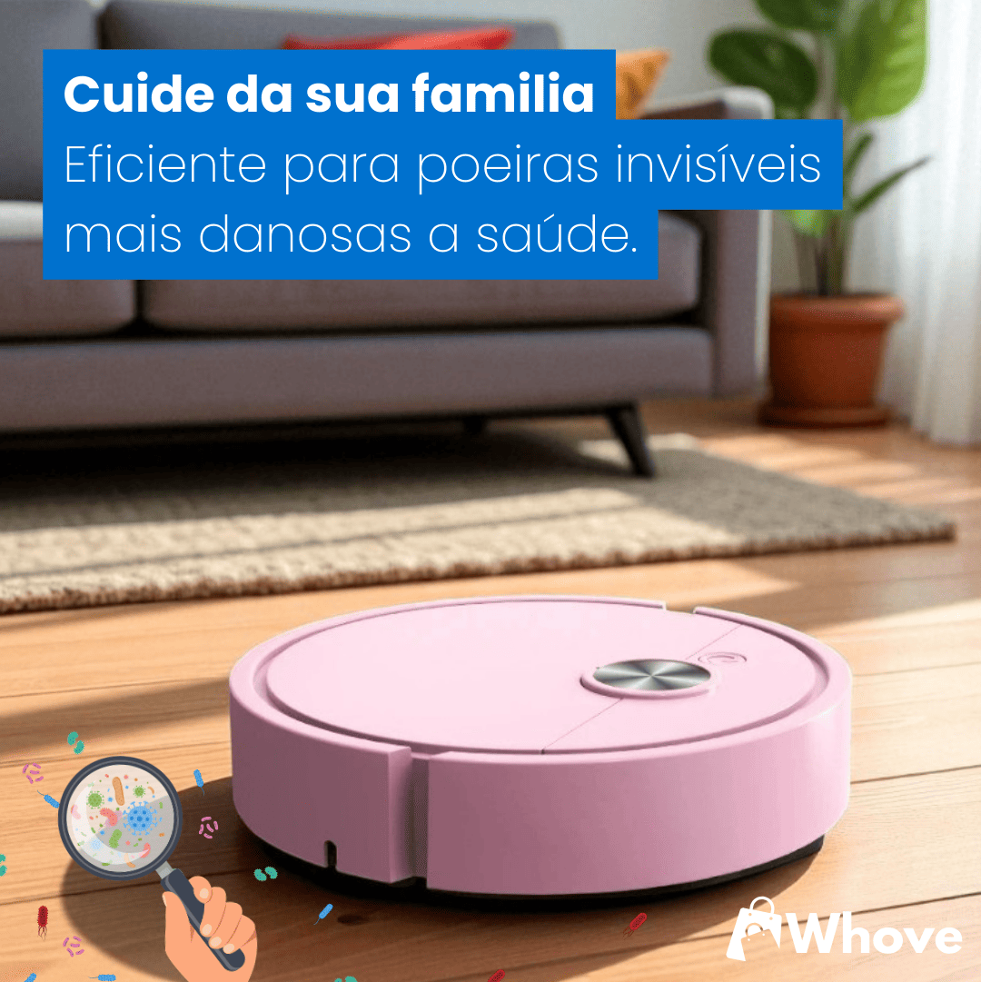 ClearHome Robô 3 em 1  - Aspirador Inteligente