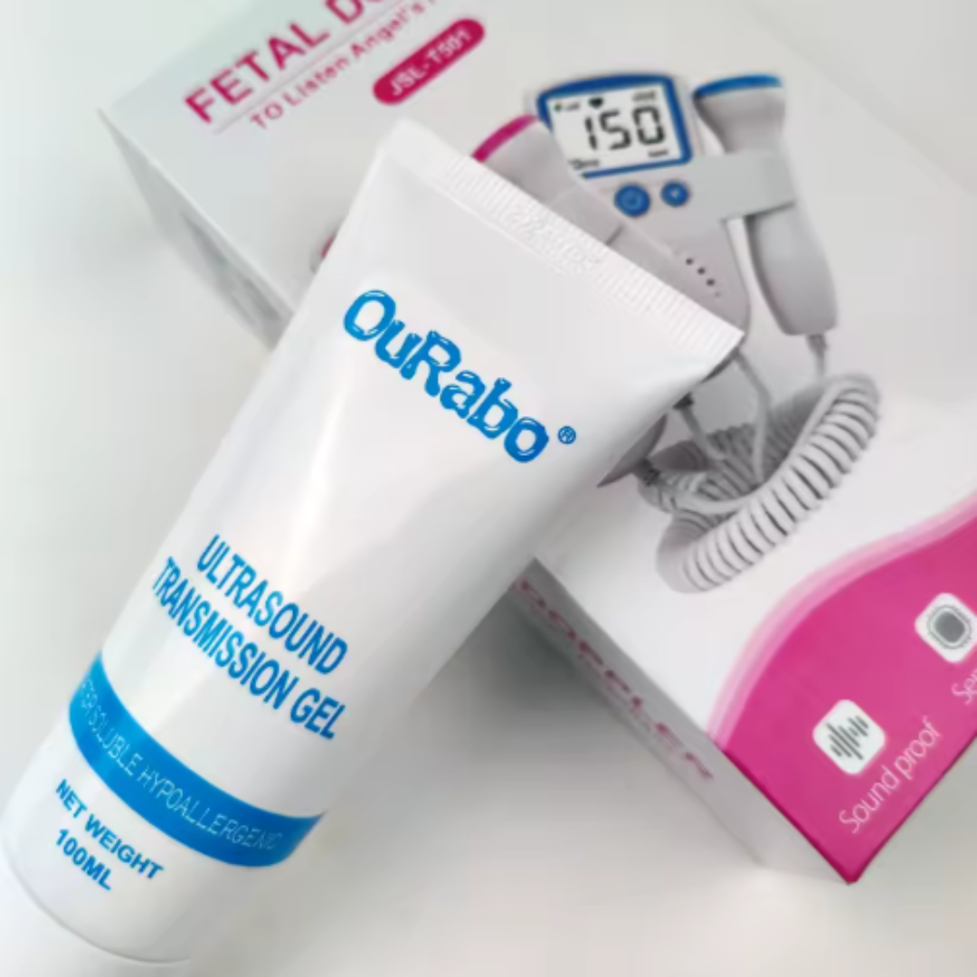 Gel ultrassom para monitor cardíaco fetal