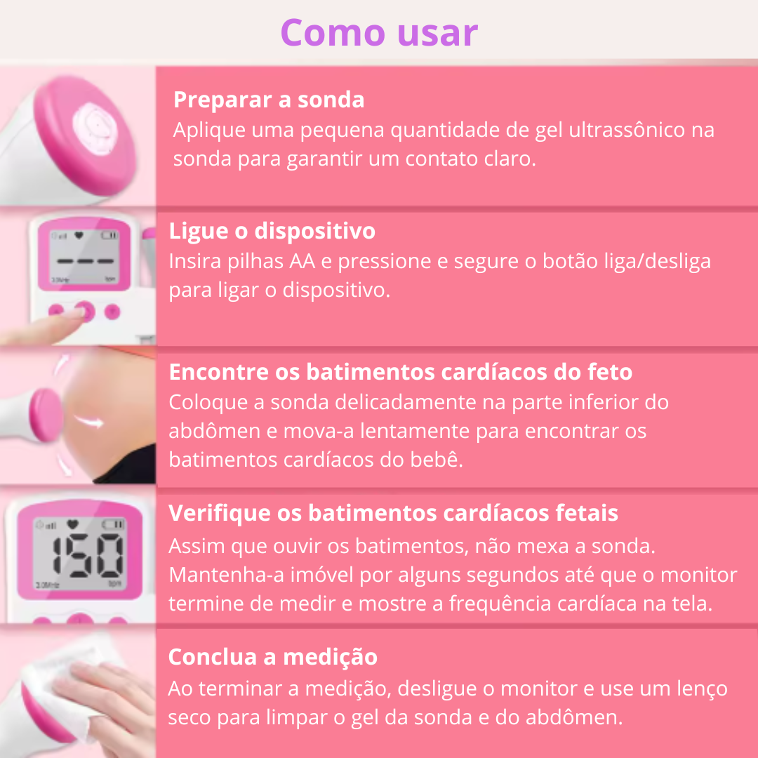 BabyHeart – Monitor de Batimentos Fetal