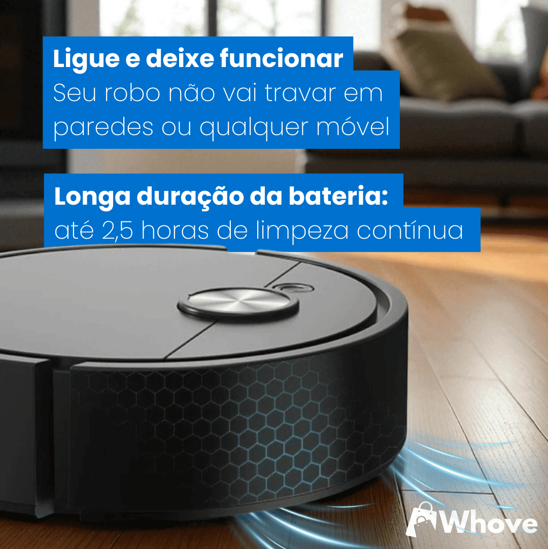 ClearHome Robô 3 em 1  - Aspirador Inteligente