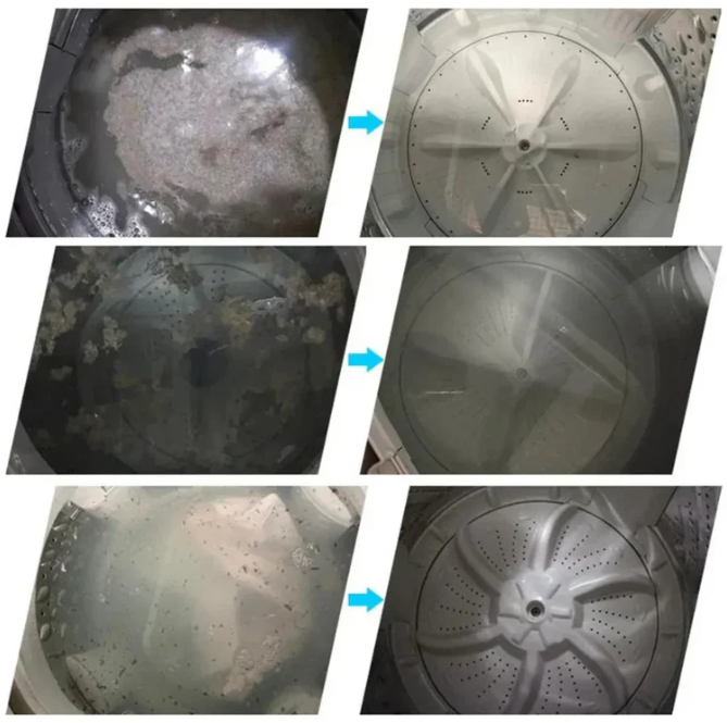 Pastilhas de Limpeza Profunda para Máquina de Lavar (Kit com 6 ou 10 pastilhas)