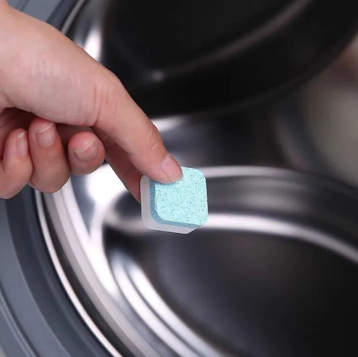 Pastilhas de Limpeza Profunda para Máquina de Lavar (Kit com 6 ou 10 pastilhas)