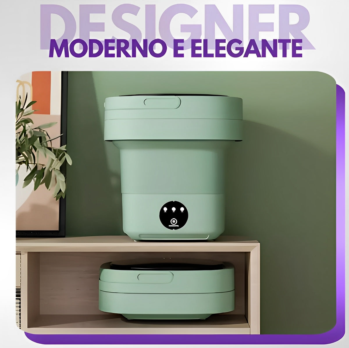 Mini Máquina de Lavar - Lava & Centrifuga 110-220V