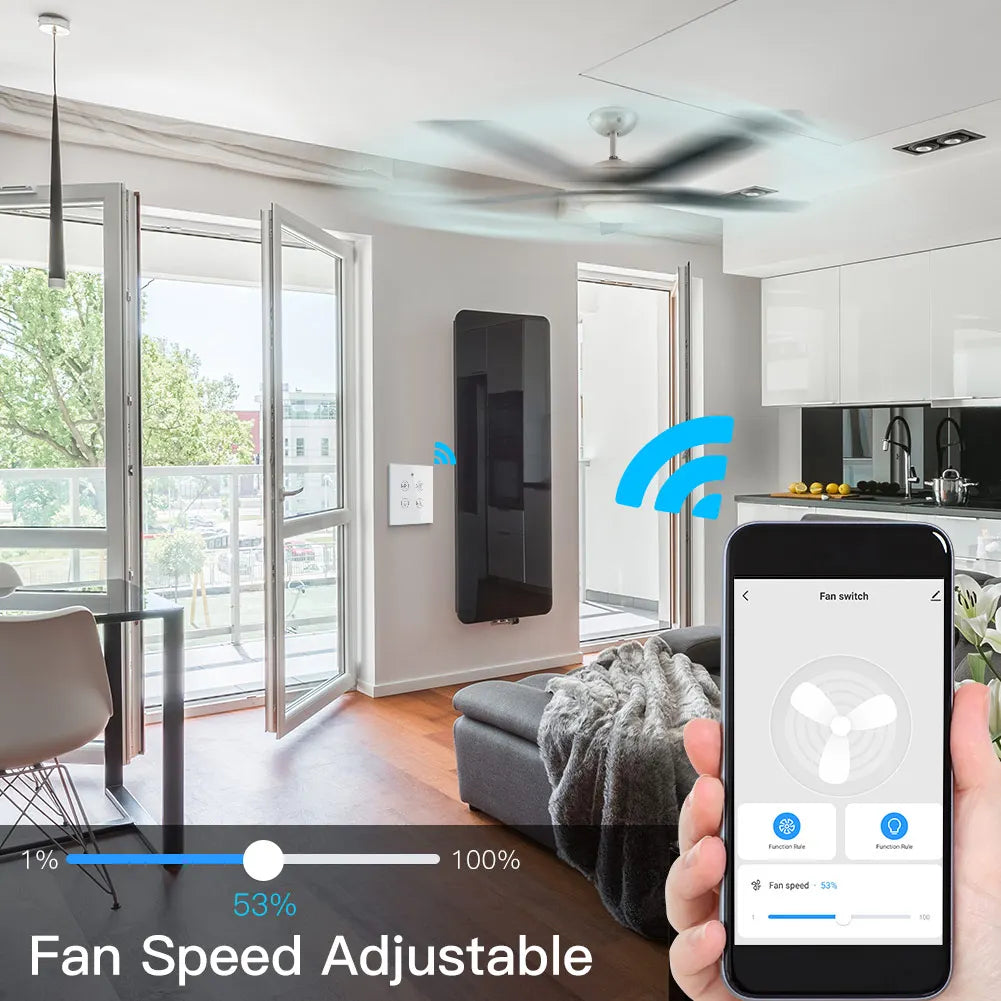 Moes WiFi + RF Smart Ceiling Fan