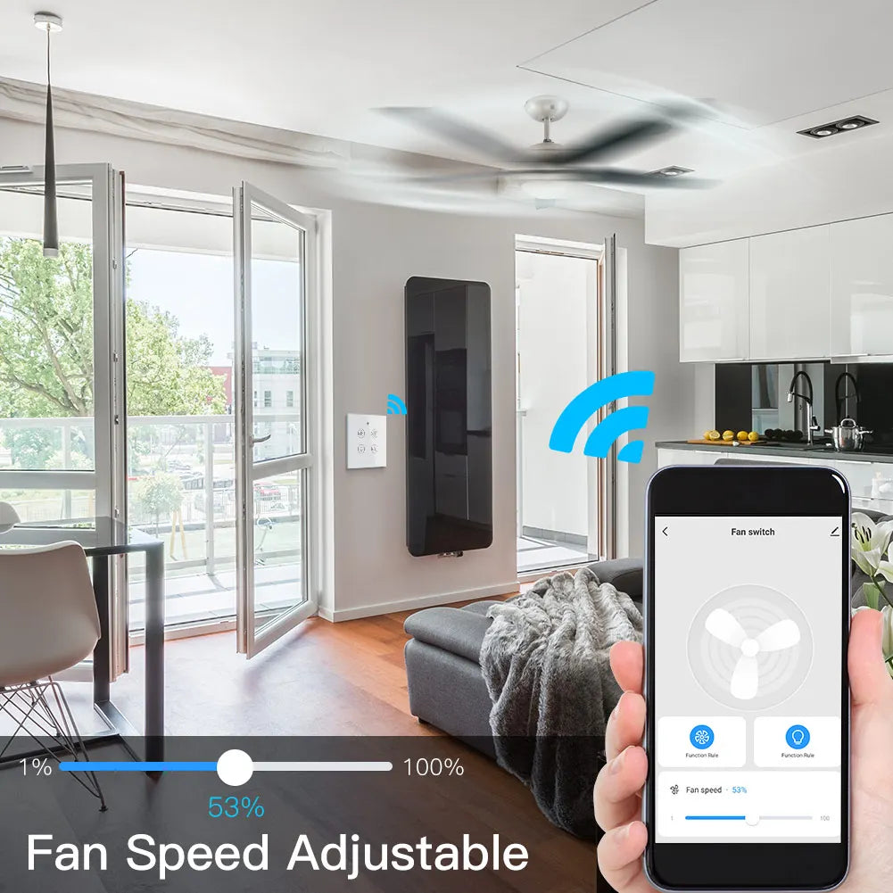 Moes WiFi + RF Smart Ceiling Fan