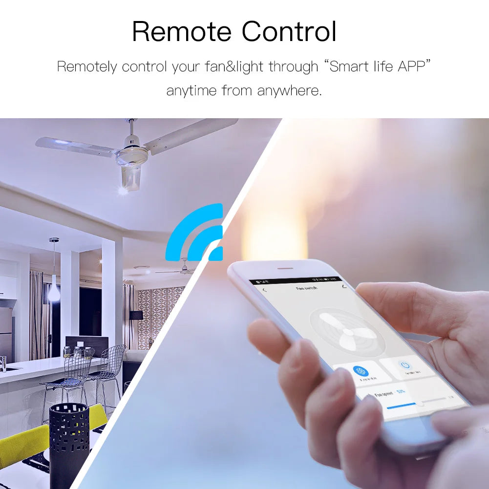 Moes WiFi + RF Smart Ceiling Fan