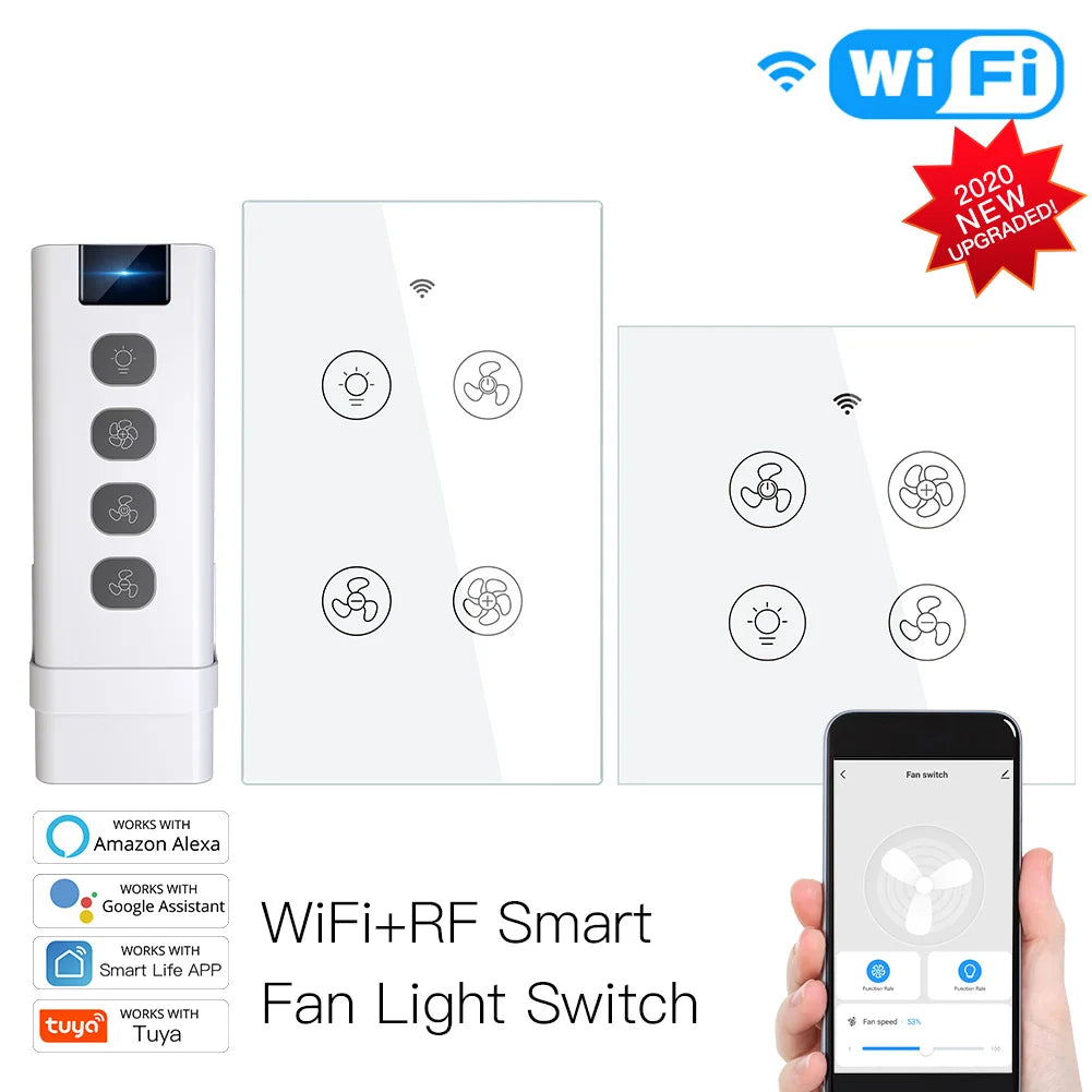 Moes WiFi + RF Smart Ceiling Fan