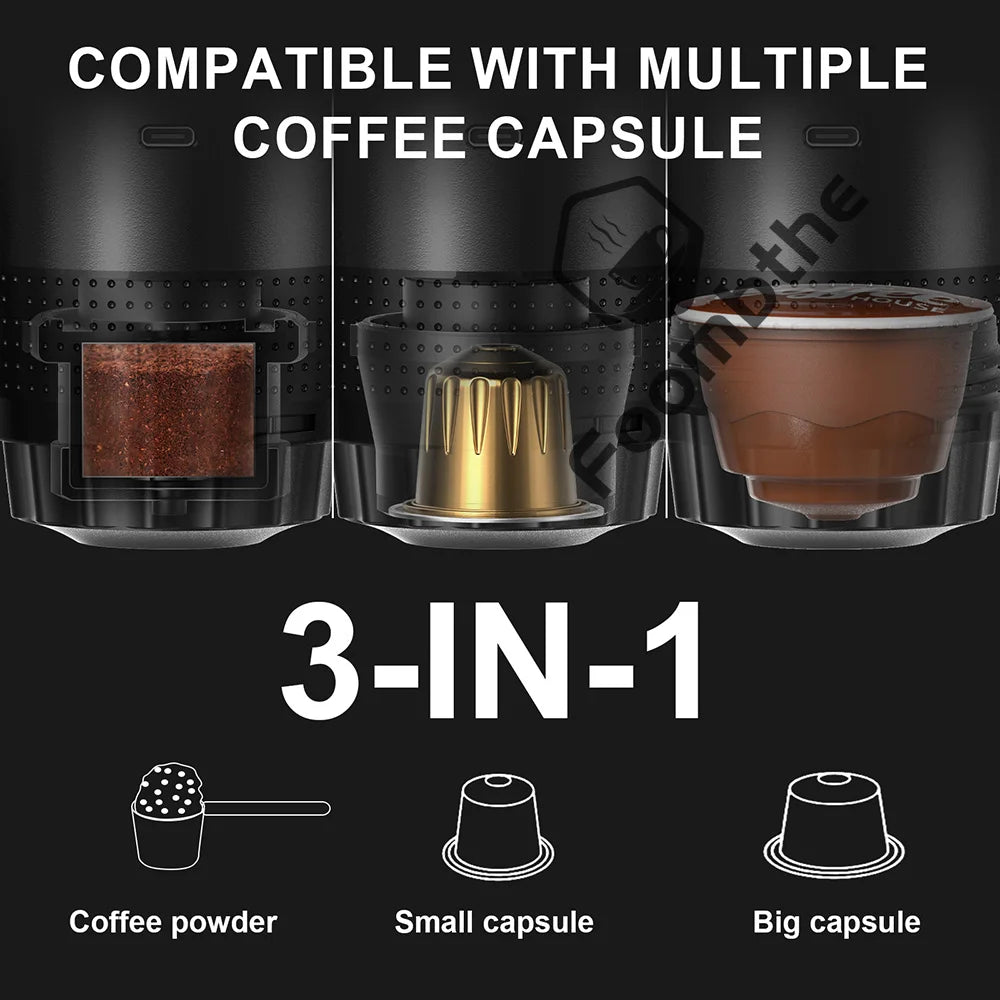 Máquina de Café Portátil 3 em 1