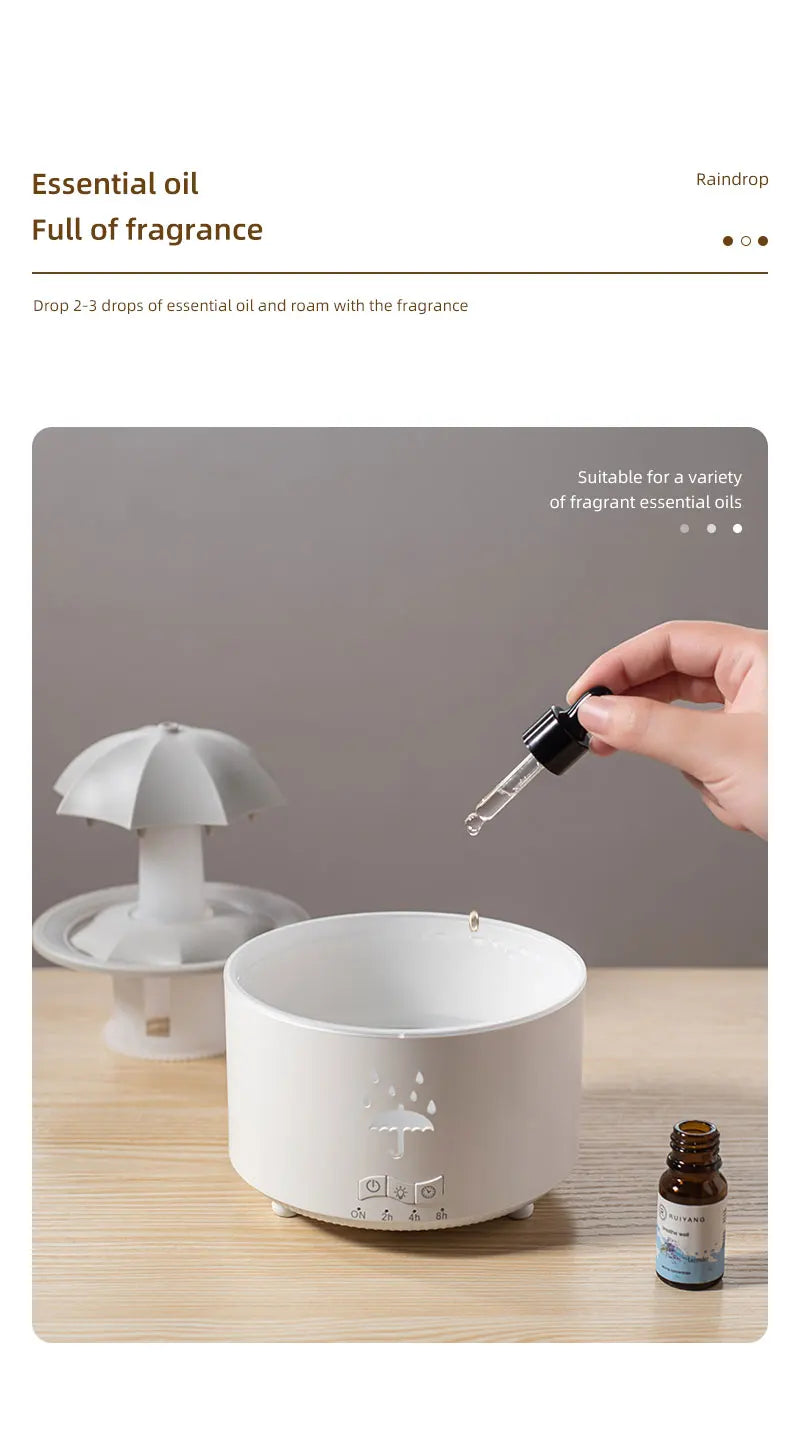 Umidificador Nuvem Chuva