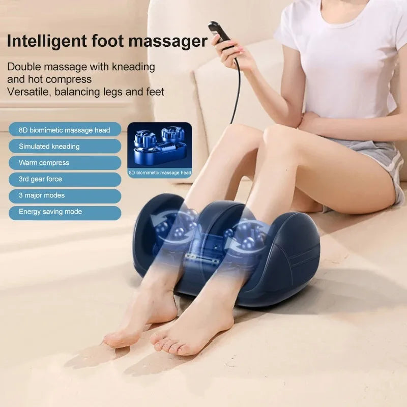Massageador Elétrico para Pés e Panturrilhas