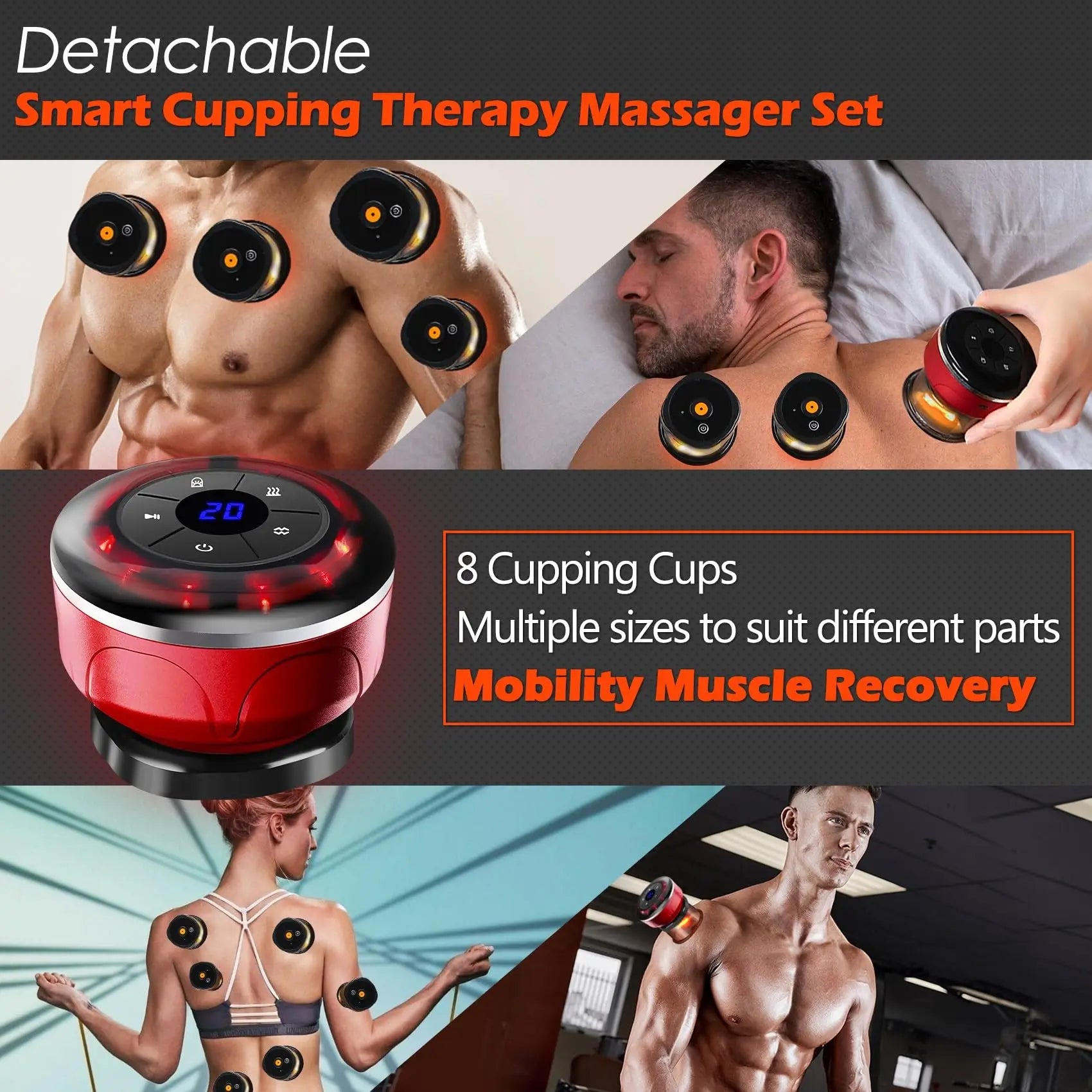 Massageador Elétrico 4 em 1