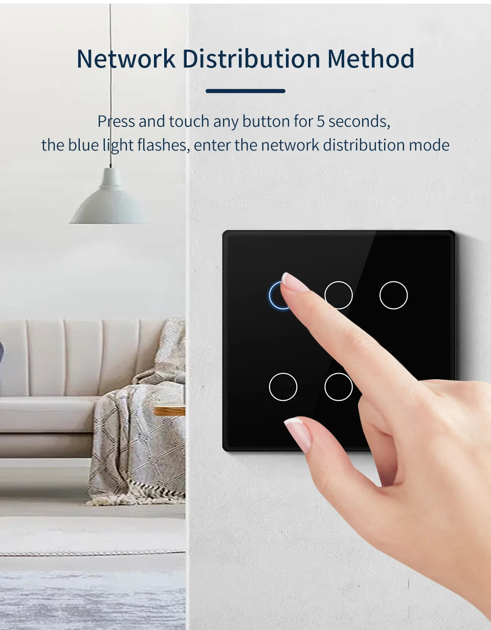 Interruptor Inteligente - Teclas Touch