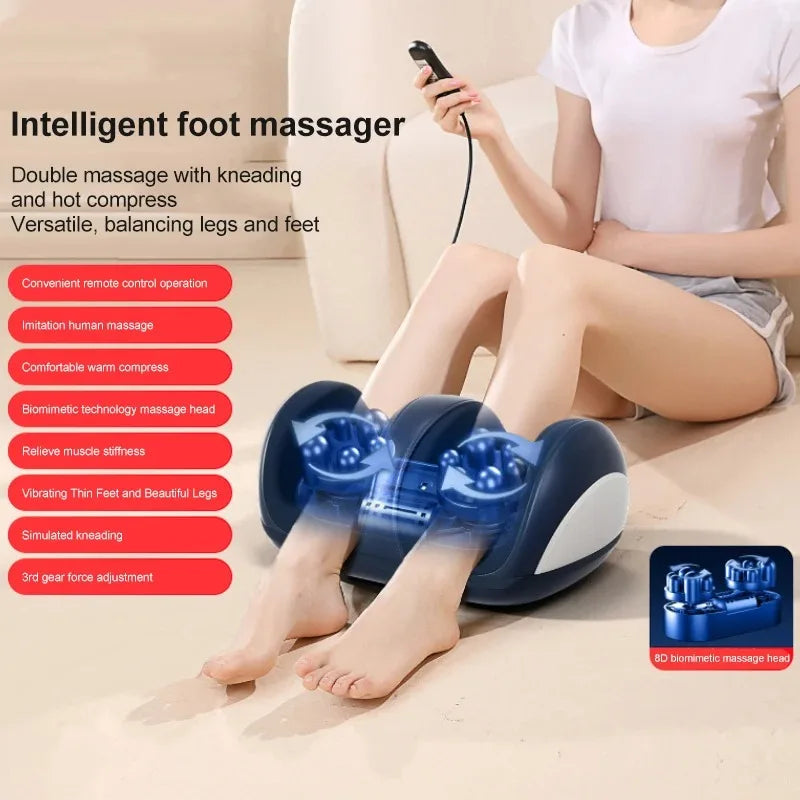 Massageador Elétrico para Pés e Panturrilhas