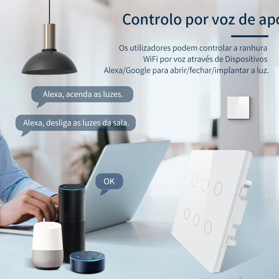 Interruptor Inteligente - Teclas Touch