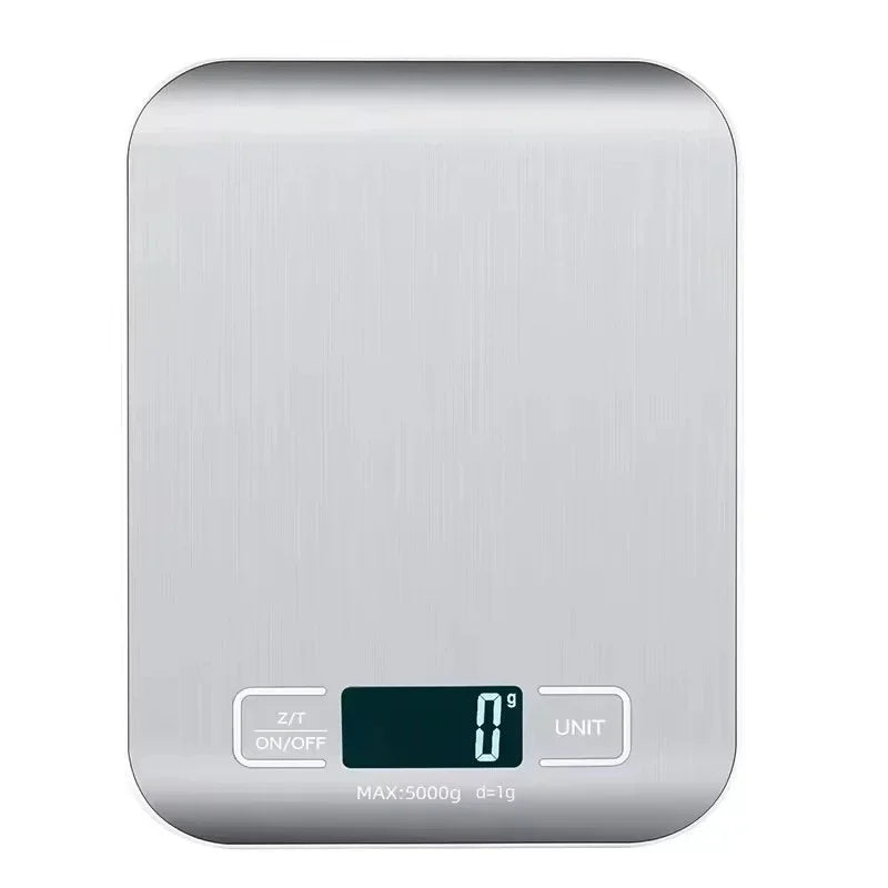 Balança Digital de Cozinha Inox com Display LED
