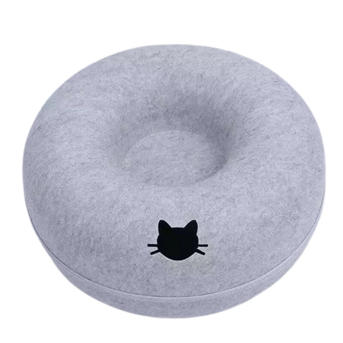 Cama Donut em Feltro para Gatos