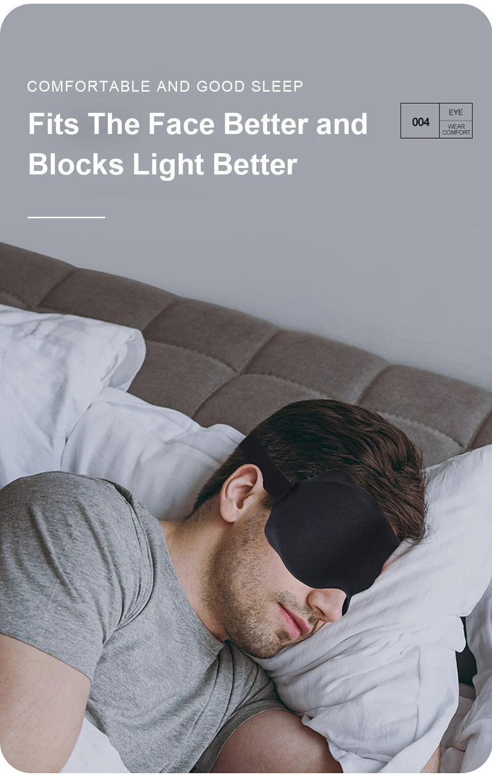 Máscara de Dormir 3D 100%