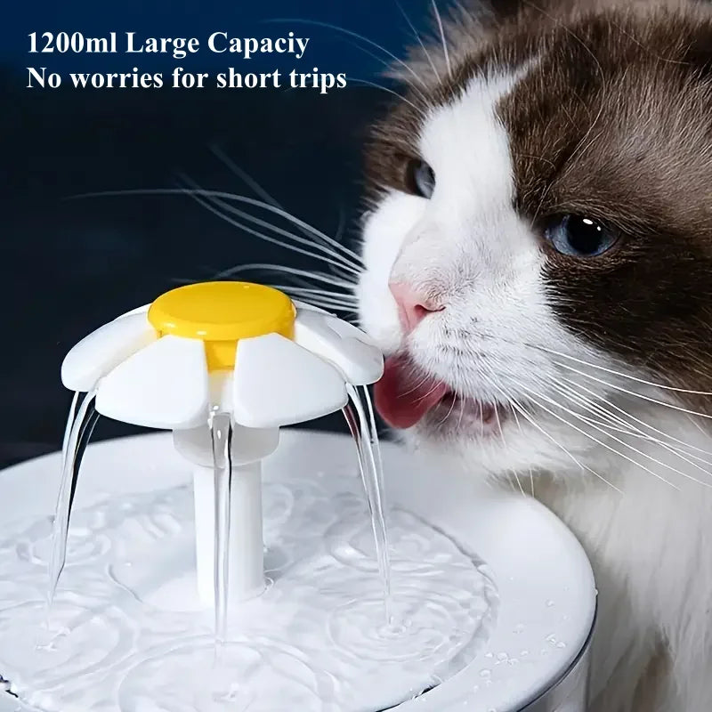 Fonte de Água Automática para Gatos