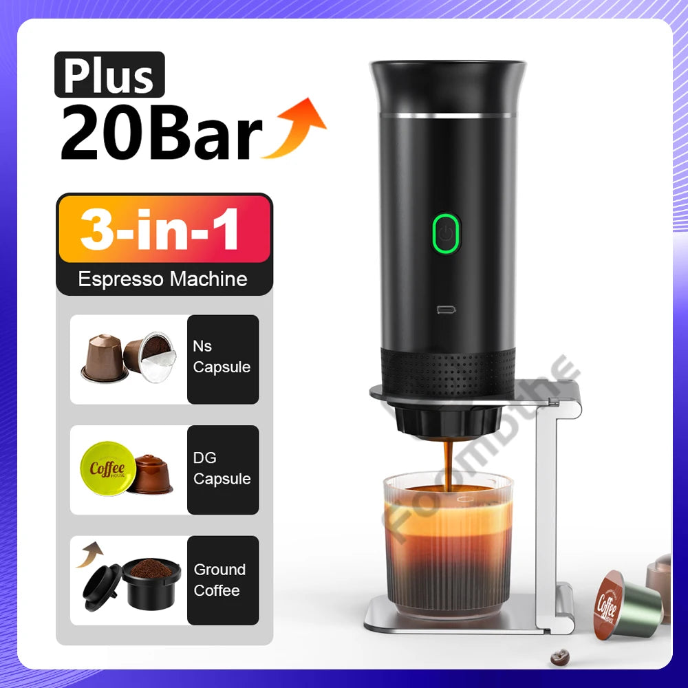 Máquina de Café Portátil 3 em 1