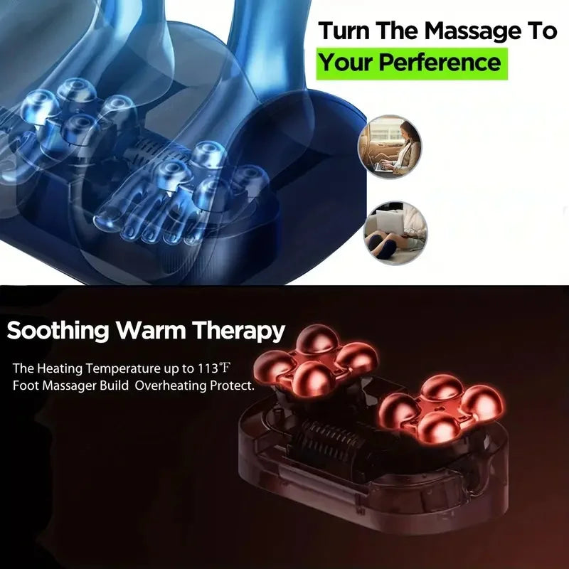 Massageador Elétrico para Pés e Panturrilhas