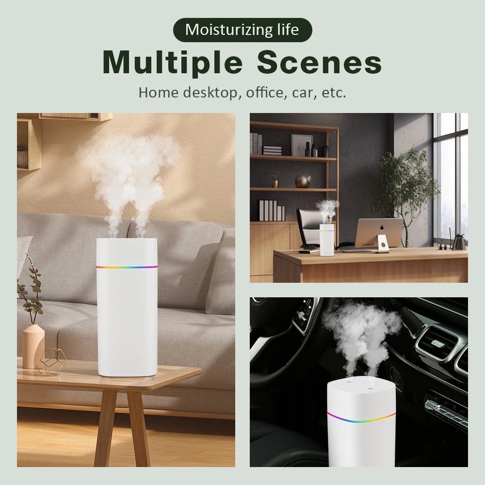 Umidificador de Ar Portátil USB 600ml