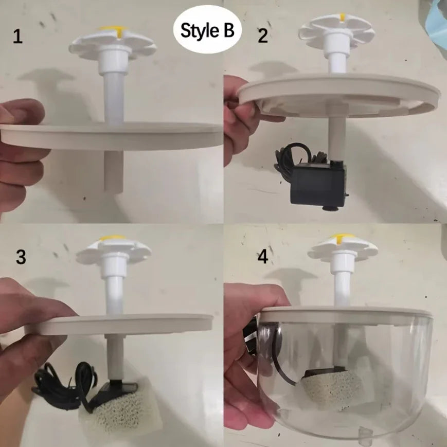 Fonte de Água Automática para Gatos