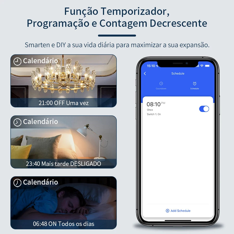 Interruptor Inteligente - Teclas Touch