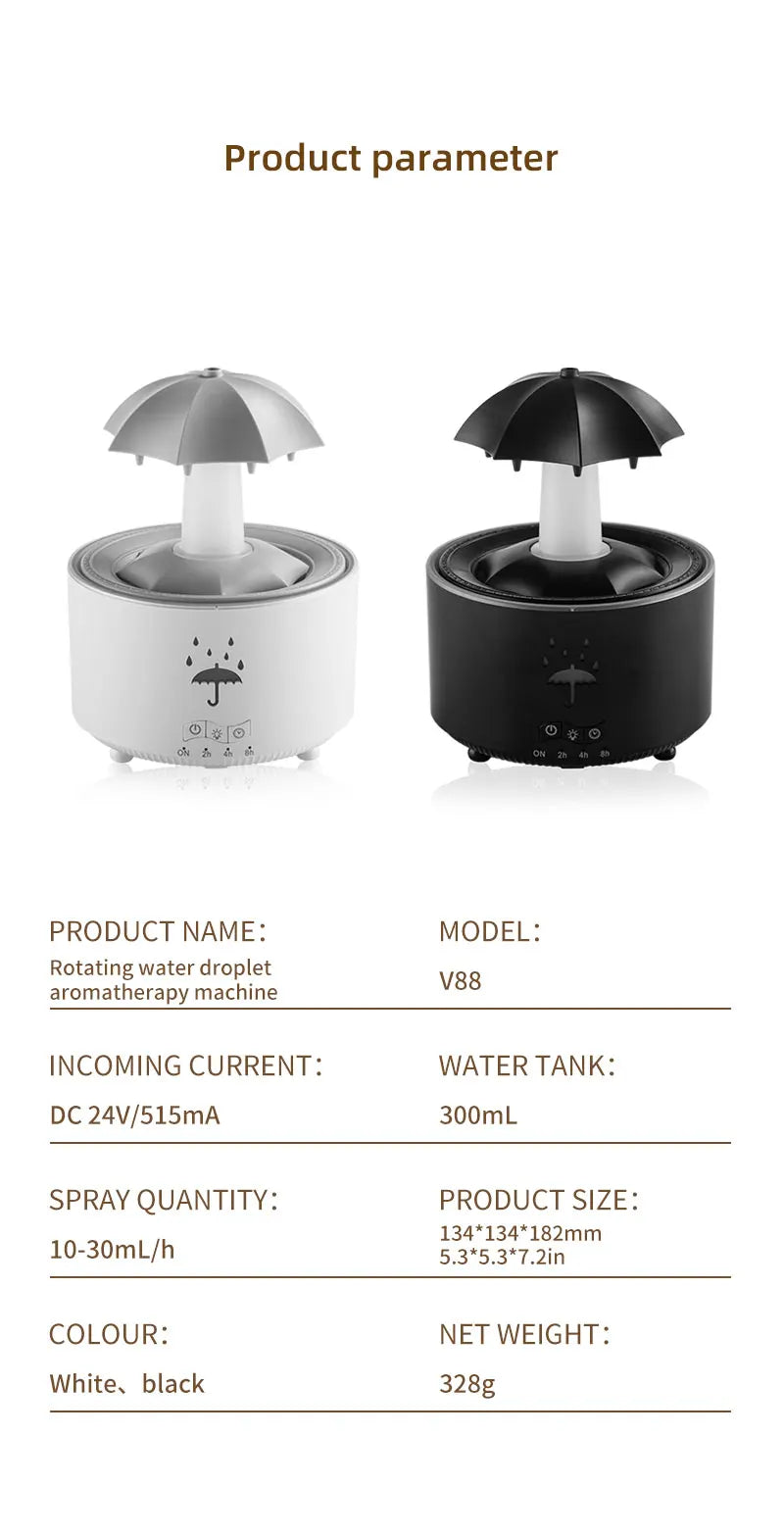 Umidificador Nuvem Chuva