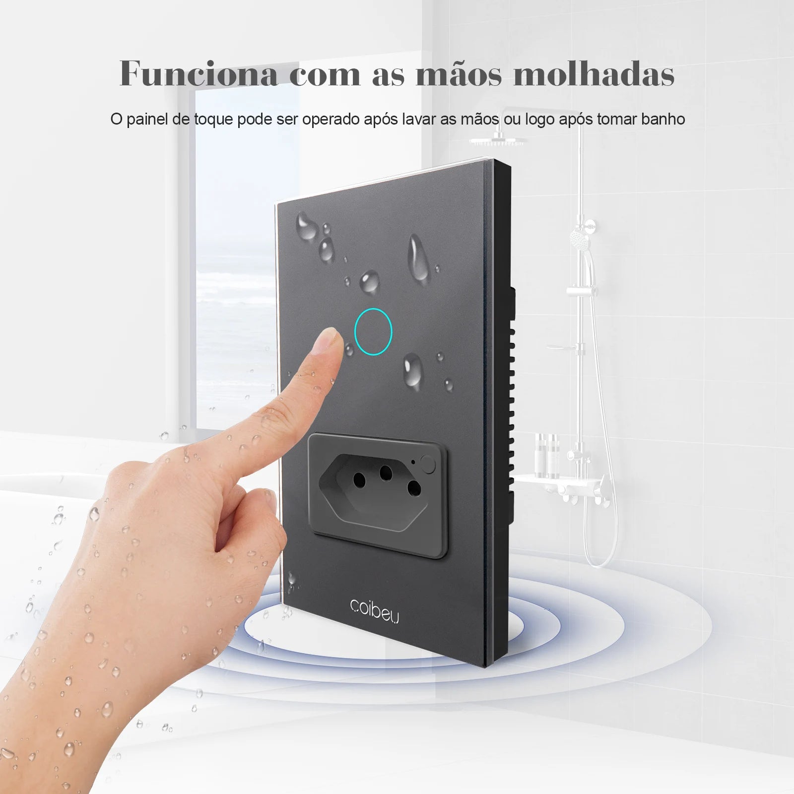 Interruptor Inteligente, Wi-Fi, Touch
