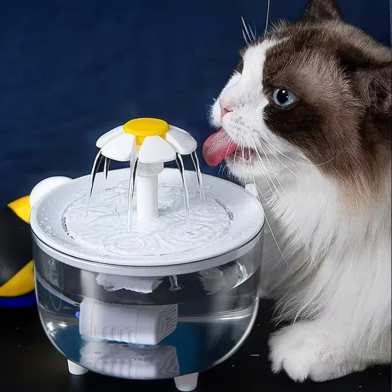 Fonte de Água Automática para Gatos