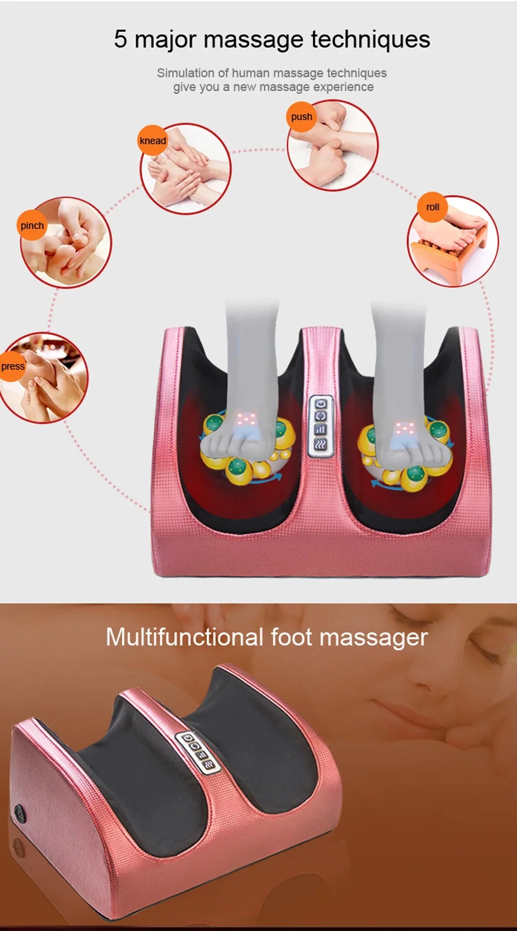Massageador Elétrico para Pés