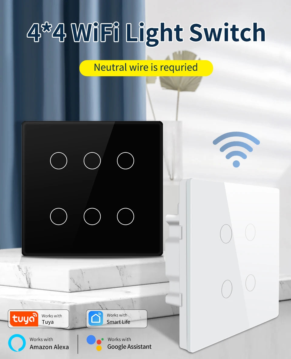 Interruptor Inteligente - Teclas Touch