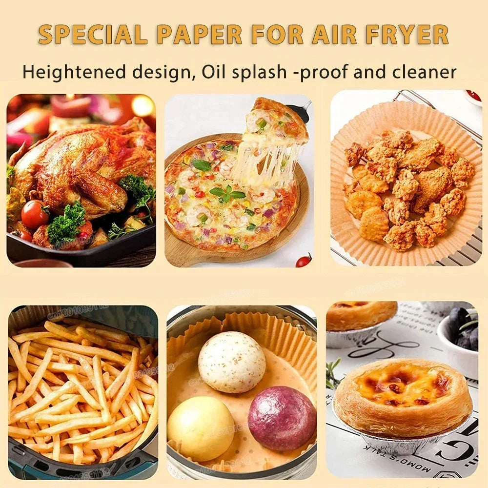 Forma Descartável Antiaderente para Air Fryer