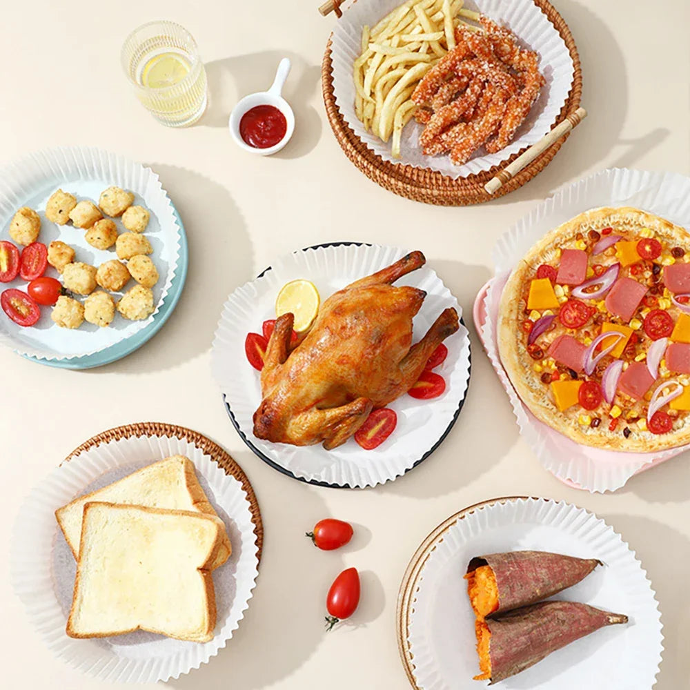 Forma Descartável Antiaderente para Air Fryer