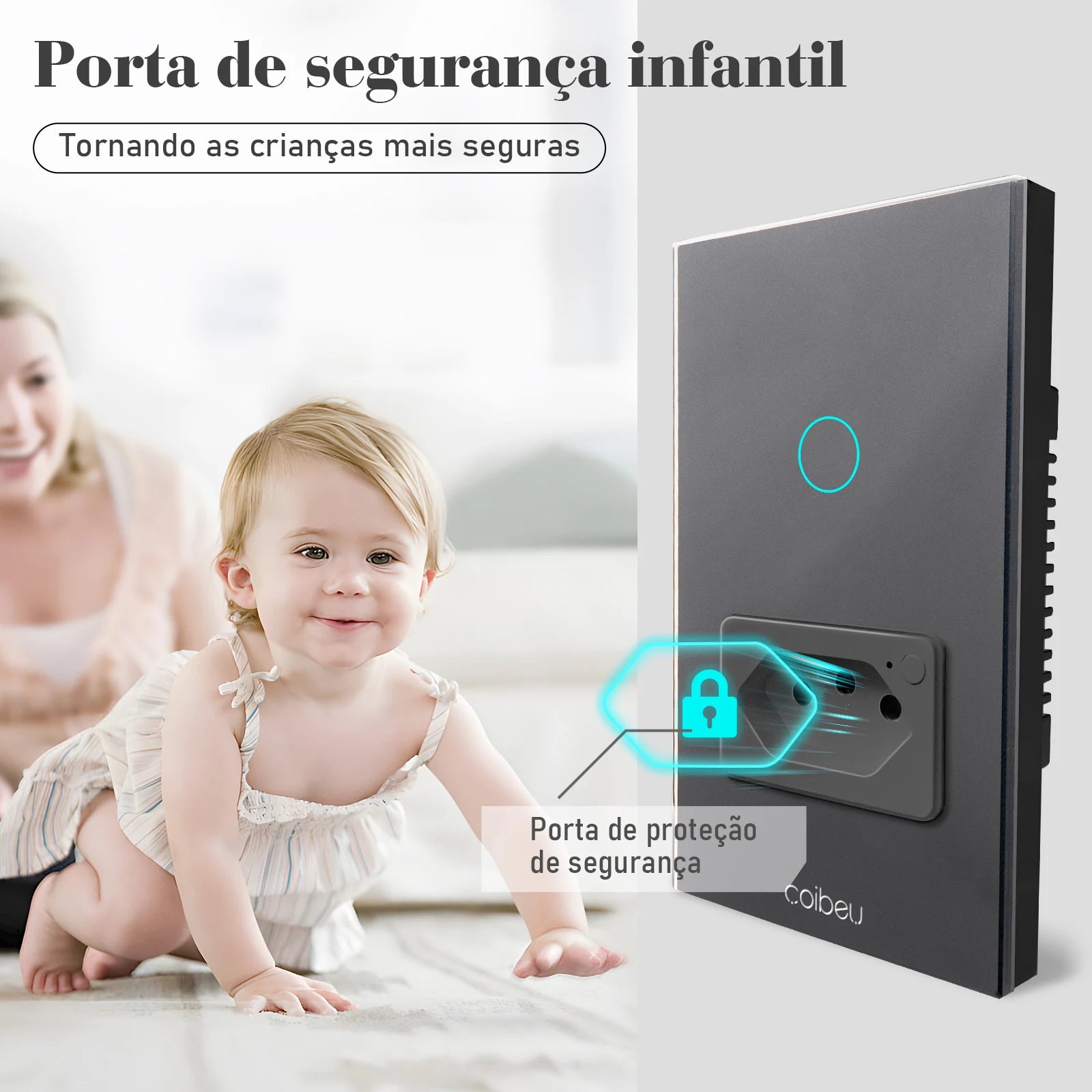 Interruptor Inteligente, Wi-Fi, Touch