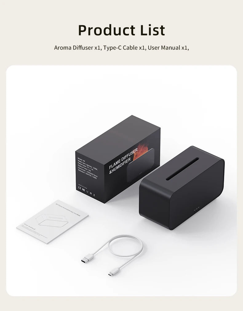 Mini Difusor de Aromas & Umidificador