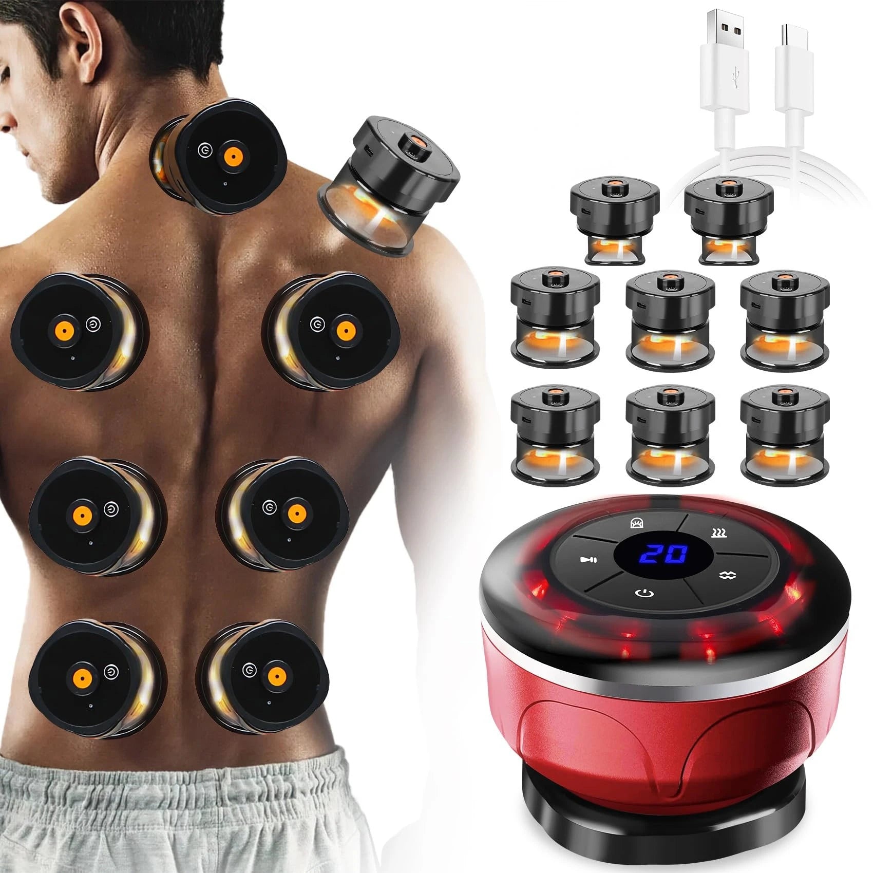 Massageador Elétrico 4 em 1
